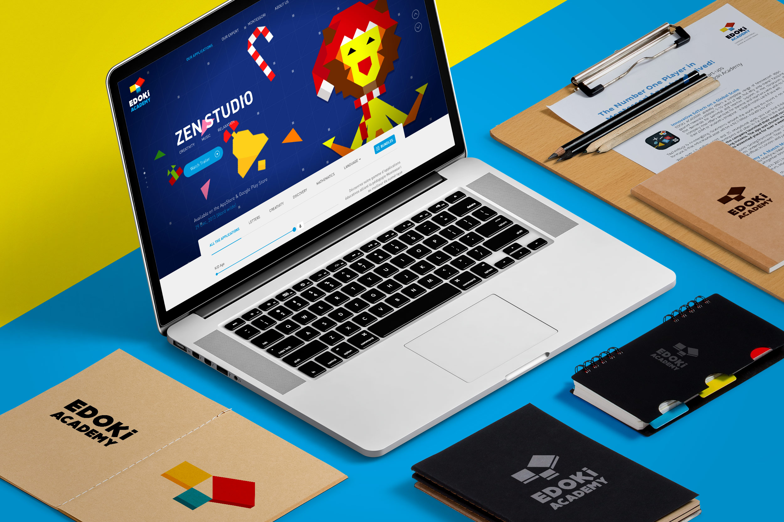 Branding Apps Company - EDOKI ACADEMY - Millimade